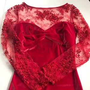 Red Velvet Special Occasion Gown